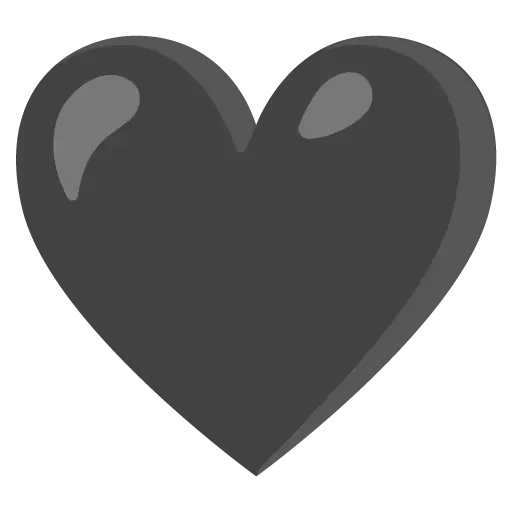 Coração preto