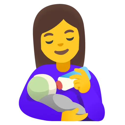 Woman Feeding Baby