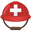 Helm mit weißem Kreuz