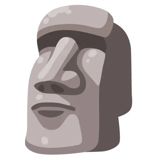 Moyai (statue japonaise du style des moai de l’île de pâques)
