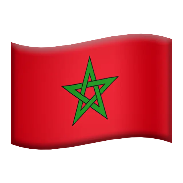 Flag: Morocco