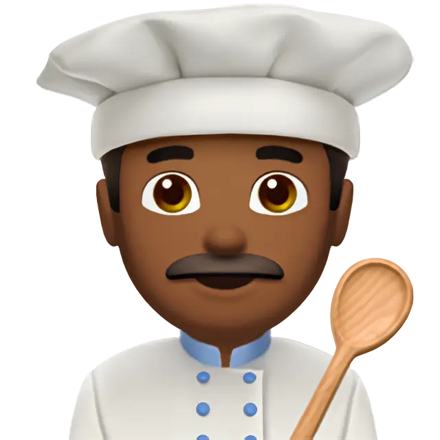 Man Cook: Medium-Dark Skin Tone