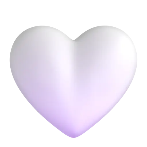 Weißes Herz