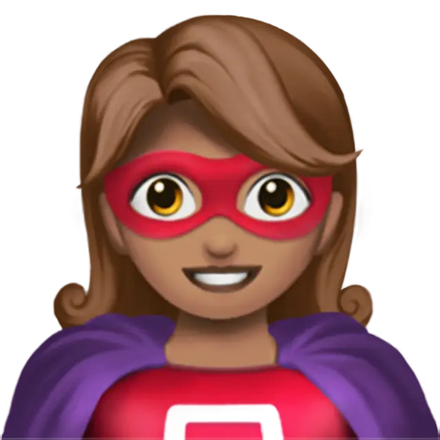 Woman Superhero: Medium Skin Tone