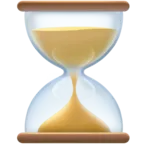Hourglass with Flowing Sand