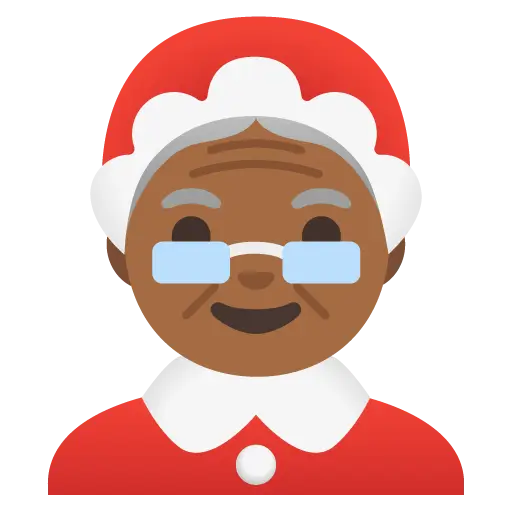 Mrs. Claus: Medium-Dark Skin Tone