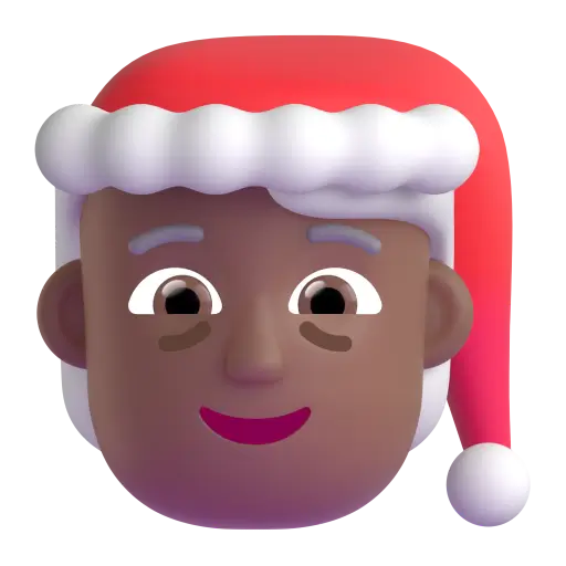 Mx Claus: Medium-Dark Skin Tone