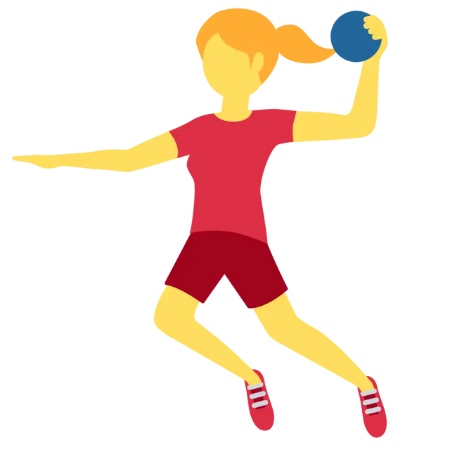 Woman Playing Handball