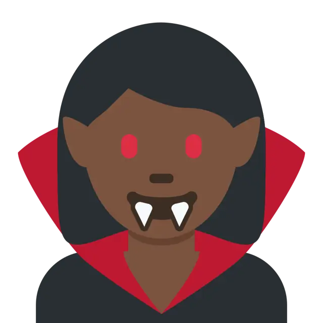 Woman Vampire: Dark Skin Tone