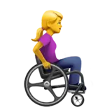 Woman in Manual Wheelchair Facing Right