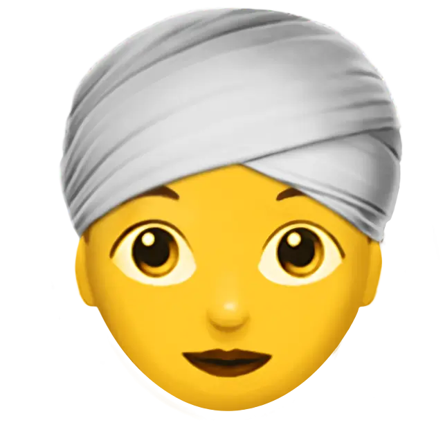 Woman Wearing Turban