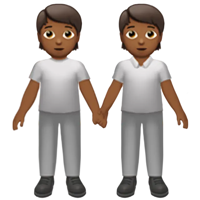 People Holding Hands: Medium-Dark Skin Tone