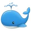 Balena che schizza