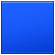 Grande quadrato blu