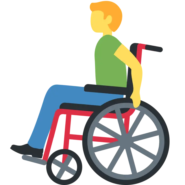 Man In Manual Wheelchair