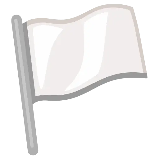 Развивающийся белый флаг