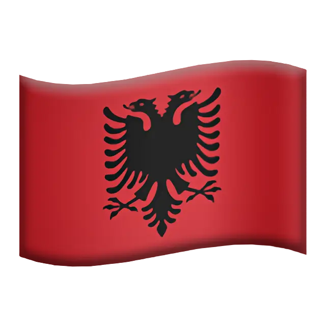 Flag: Albania