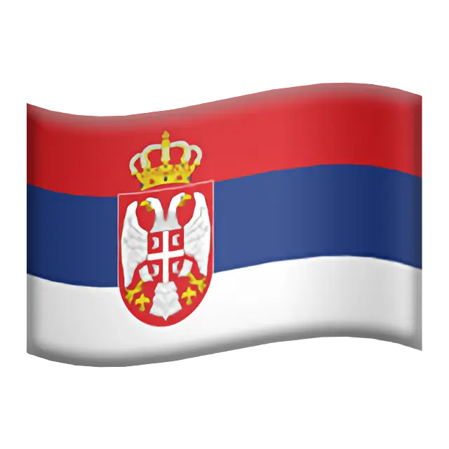 Flag: Serbia