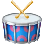 Trommel mit Drumsticks