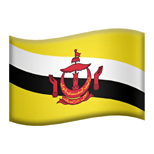 Flag: Brunei