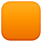 Grand carré orange
