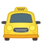 Nadjeżdżająca taksówka