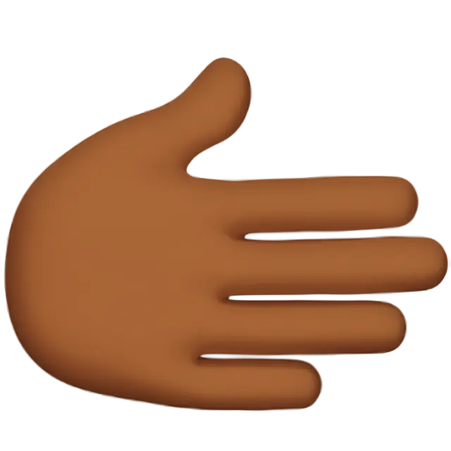 Rightwards Hand: Medium-Dark Skin Tone