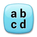 Eingabesymbol für lateinische Kleinbuchstaben