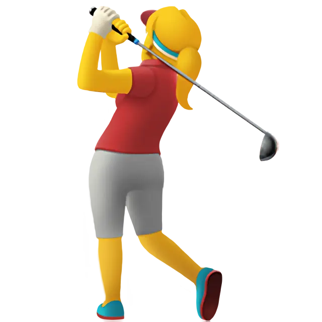 Woman Golfing