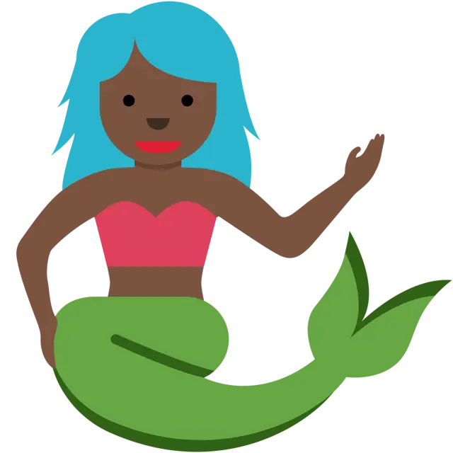 Mermaid: Dark Skin Tone