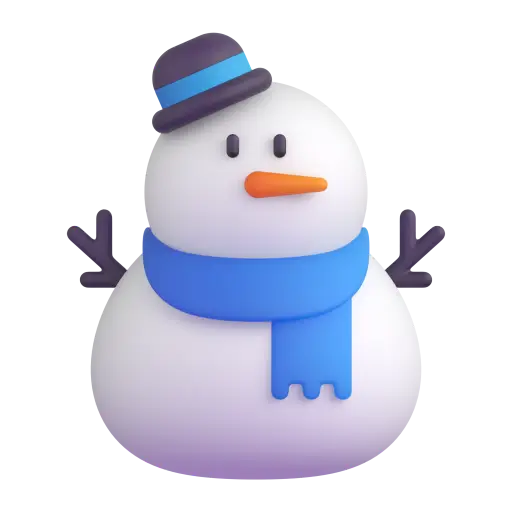 Boneco de neve sem neve