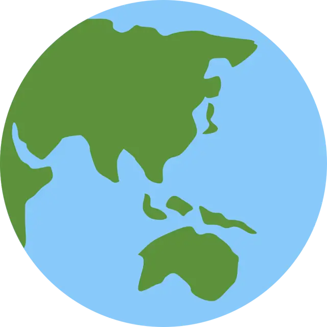 Earth Globe Asia-Australia