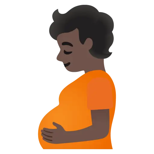 Pregnant Person: Dark Skin Tone