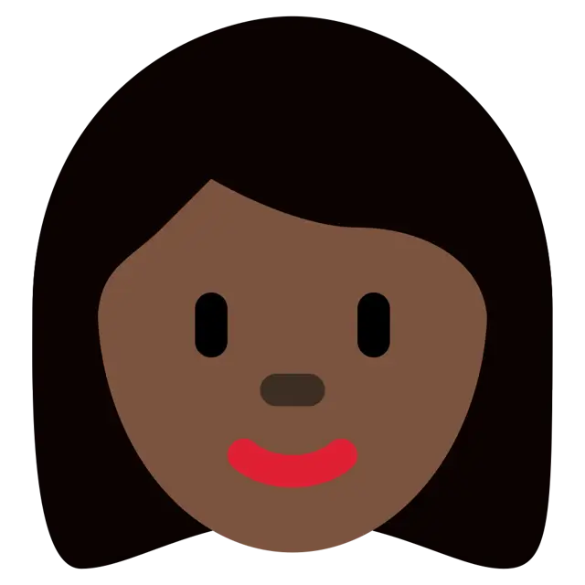 Woman: Dark Skin Tone