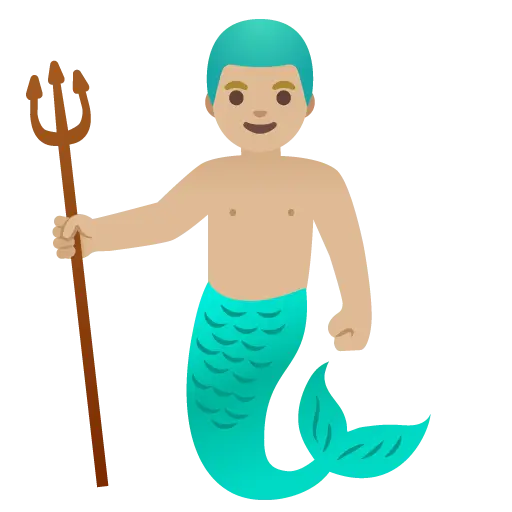 Merman: Medium-Light Skin Tone