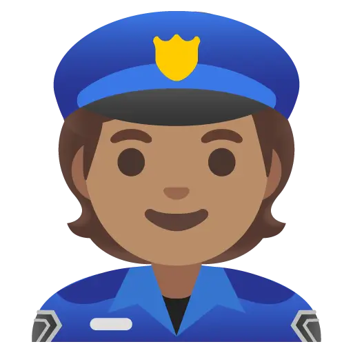 Police Officer: Medium Skin Tone