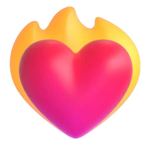 ️‍🔥 - Fire Heart (Fire Heart) Emoji 📖 Emoji Meaning Copy & 📋 Paste ...