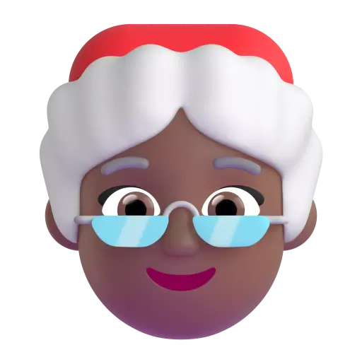 Mrs. Claus: Medium-Dark Skin Tone