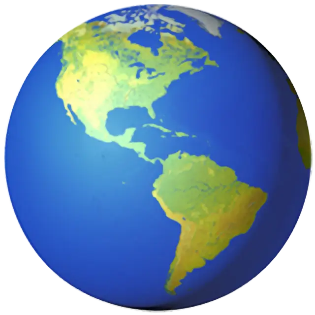 Earth Globe Americas