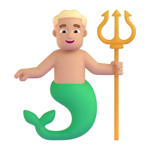 Merman: Medium-Light Skin Tone