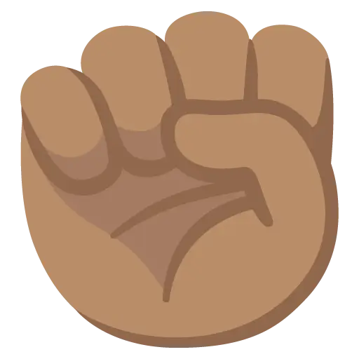 Raised Fist: Medium Skin Tone