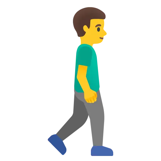 Man Walking Facing Right