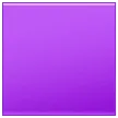 Quadrado roxo grande