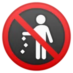 Prohibido tirar basura