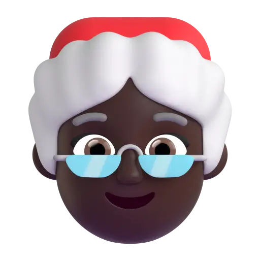 Mrs. Claus: Dark Skin Tone