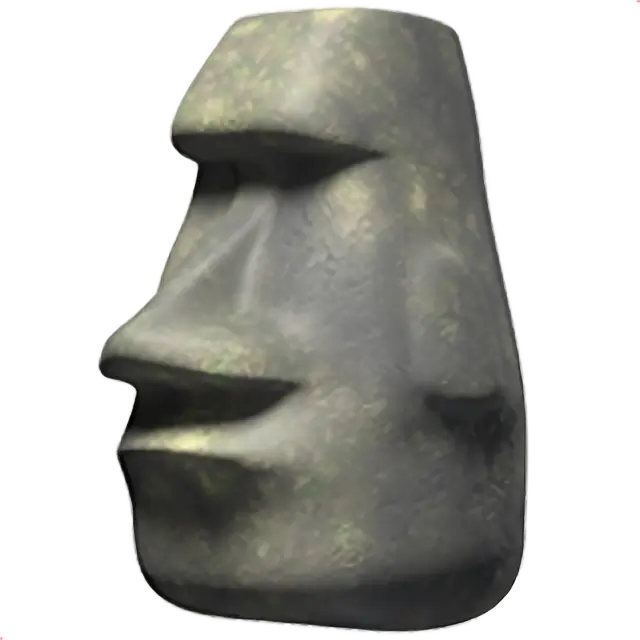 🗿 - Moyai or Easter island Emoji 📖 Emoji Meaning ✂ Copy & 📋 Paste (◕‿◕)  SYMBL