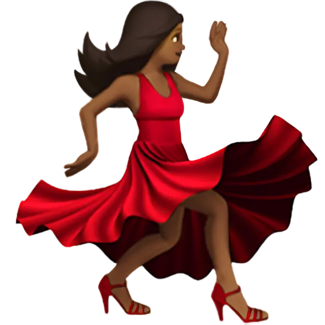 Woman Dancing: Medium-Dark Skin Tone