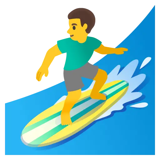 Man Surfing