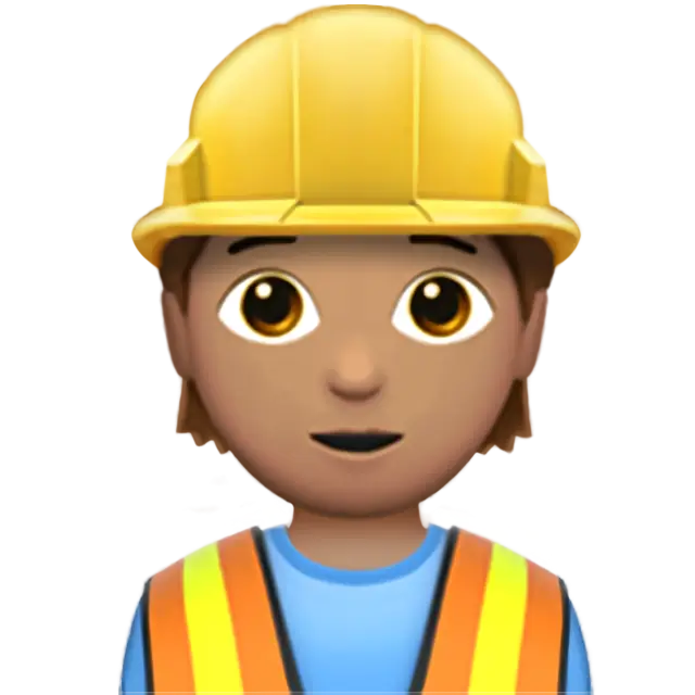 Construction Worker: Medium Skin Tone