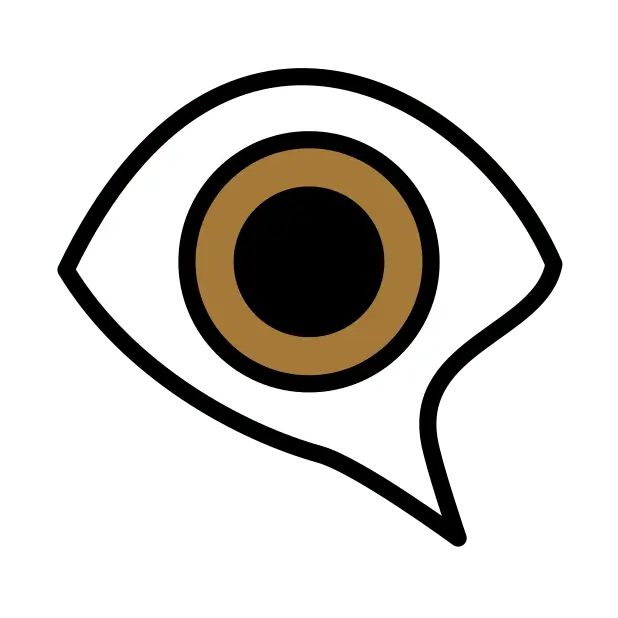 Eye In Speech Bubble